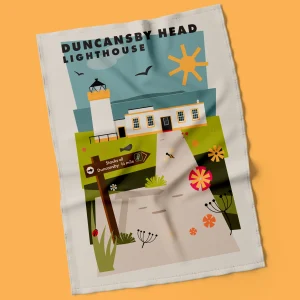 Duncansby Head Lighthouse Tea Towel