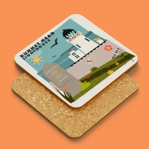Dunnet Head Lighthouse Coaster