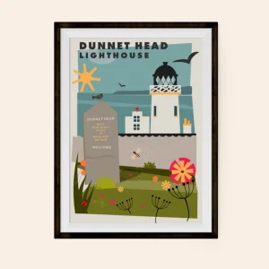 Dunnet Head lighthouse Print
