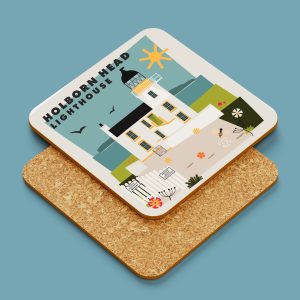 Holborn Head Lighthouse Coaster