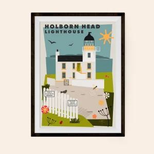 Holborn Head lighthouse Print